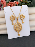 Spiral Round AD Pendant Set