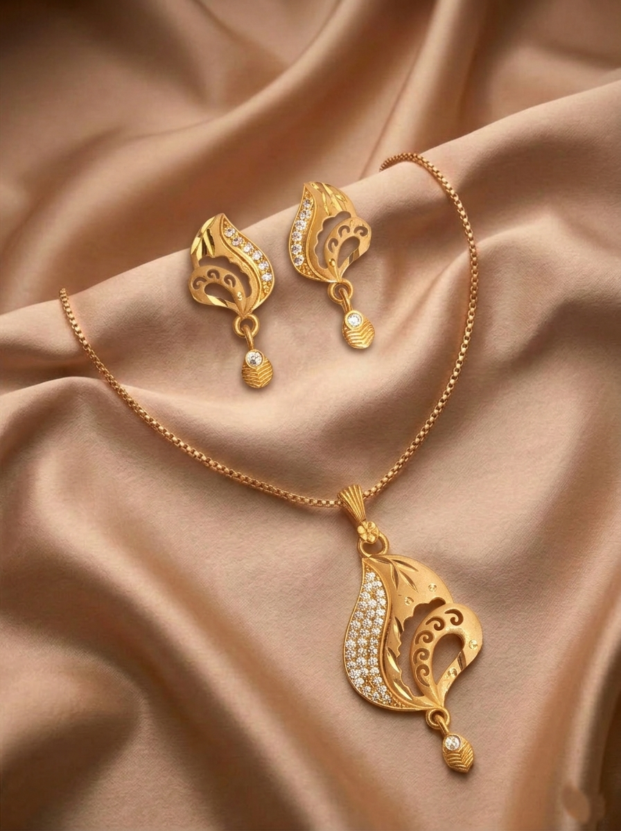 Paisley Drop AD Pendant Set