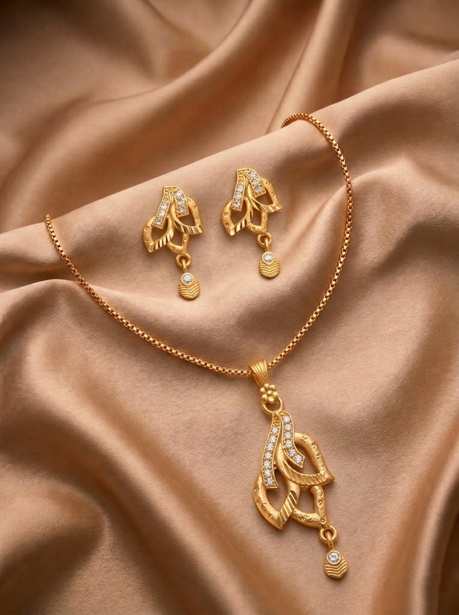 Double Leaf AD Pendant Set