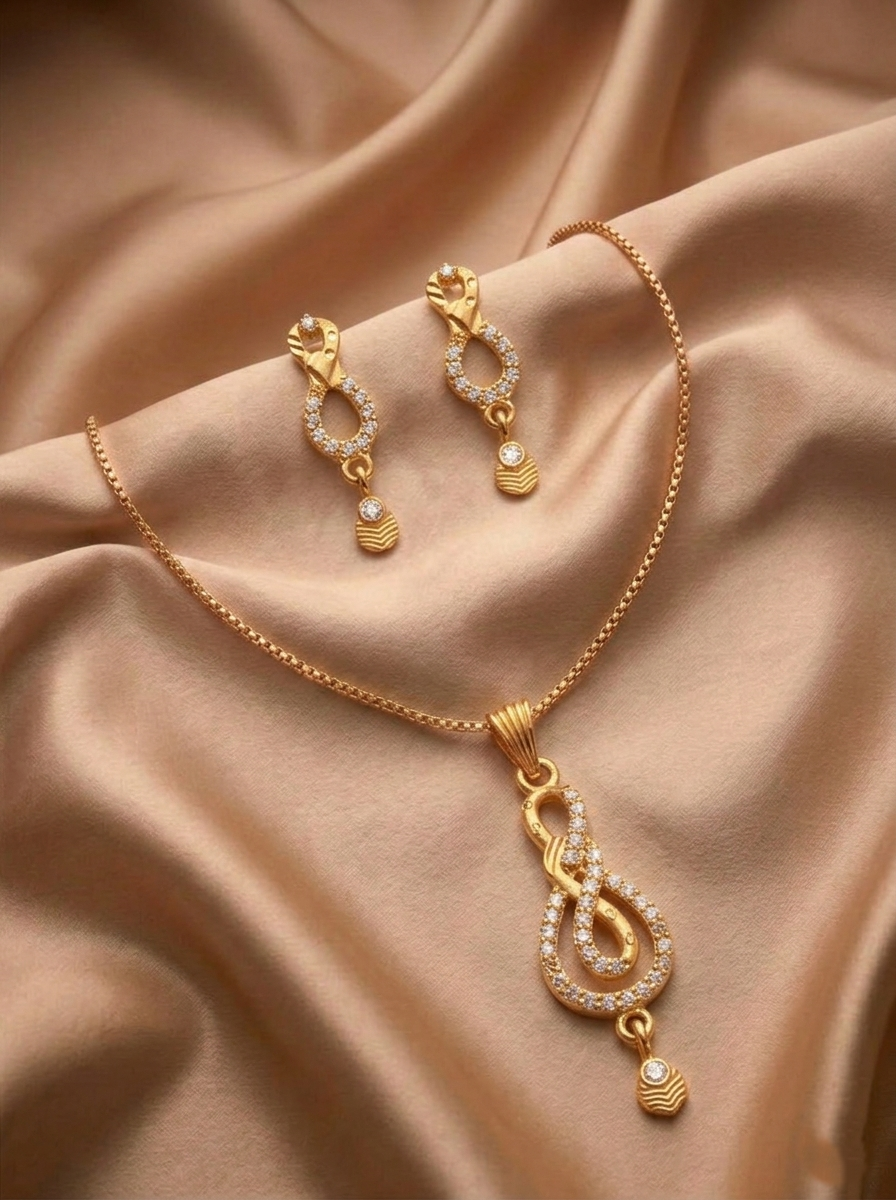 Infinity Drop AD Pendant Set