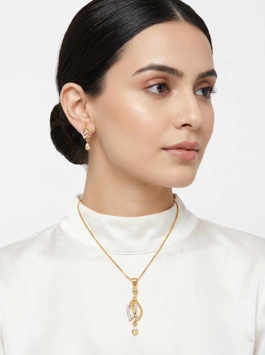 Twisted Leaf AD Pendant Set