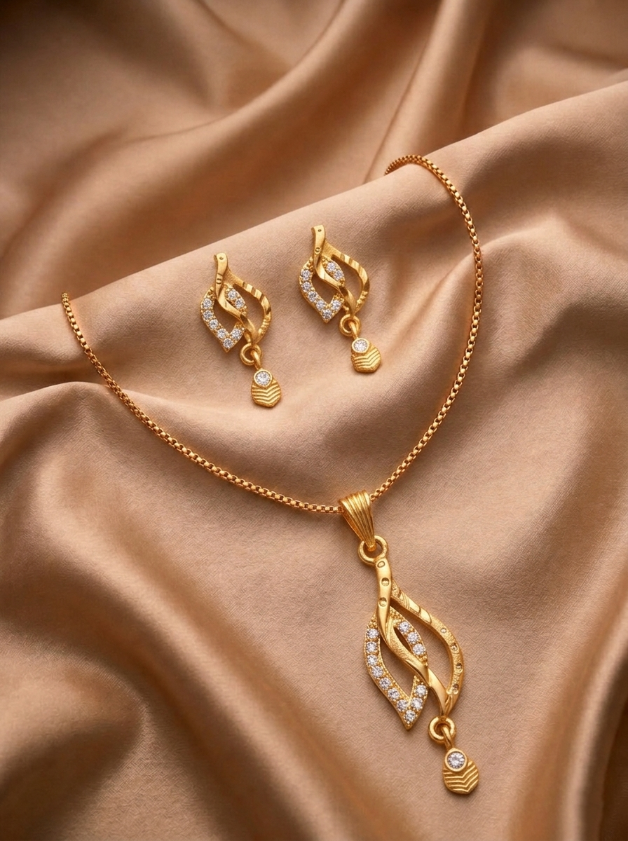 Twisted Leaf AD Pendant Set